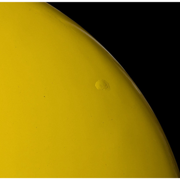 Vtg Dansk Designs Kobenstyle Yellow Enamel Steel Paella Round Pan 13" 1960s - Picture 14 of 16